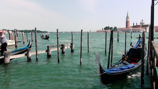 Venice summer gondola