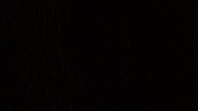 Spark shower of sparks fire
