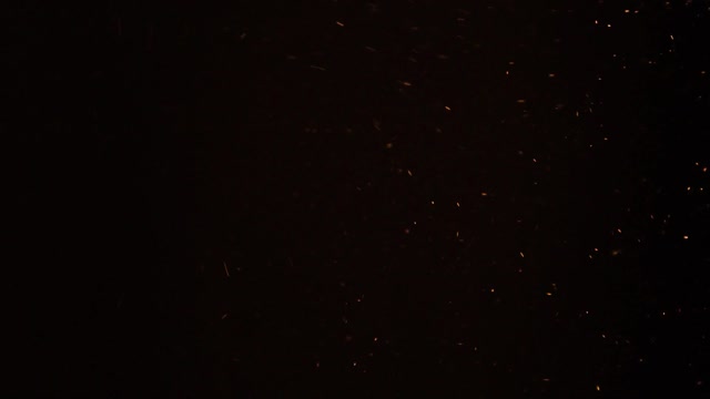 Particles orange red