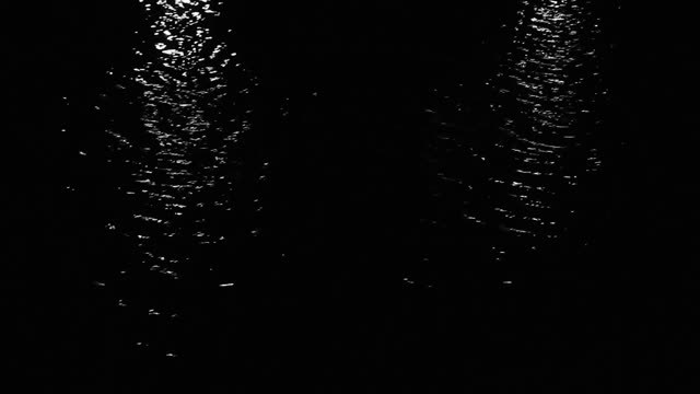 Reflecting on the water mirror lights light on water