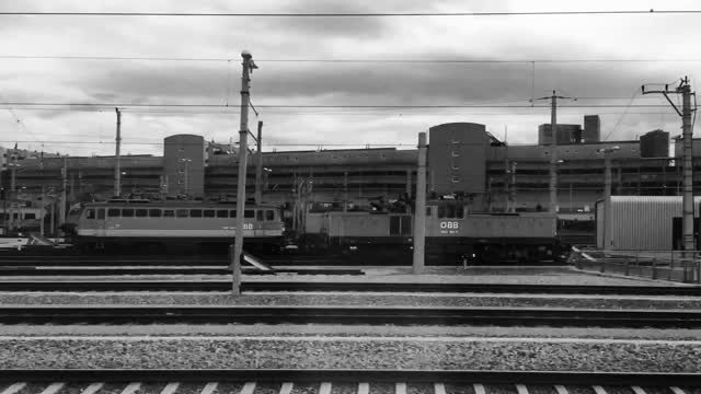 Railroad station platform
