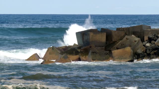 Coast waves sea
