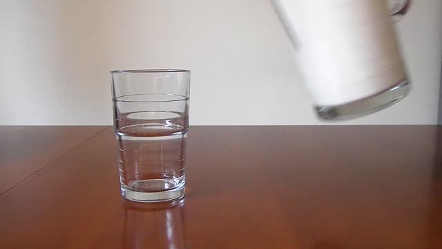 Milk pouring pitcher