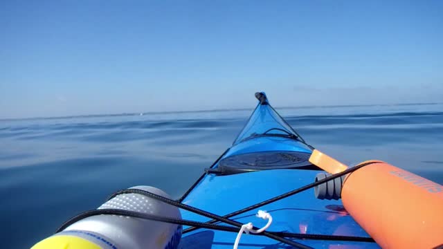 Kayak paddle landscape