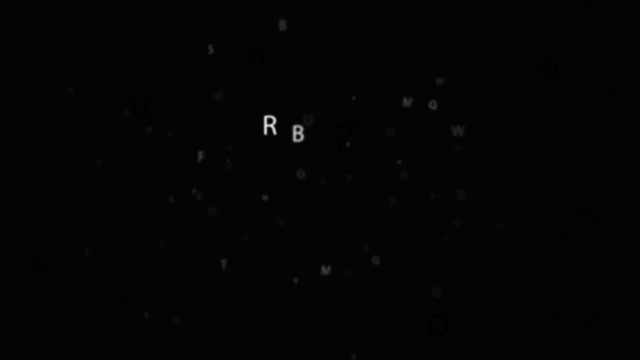 Animation letters characters