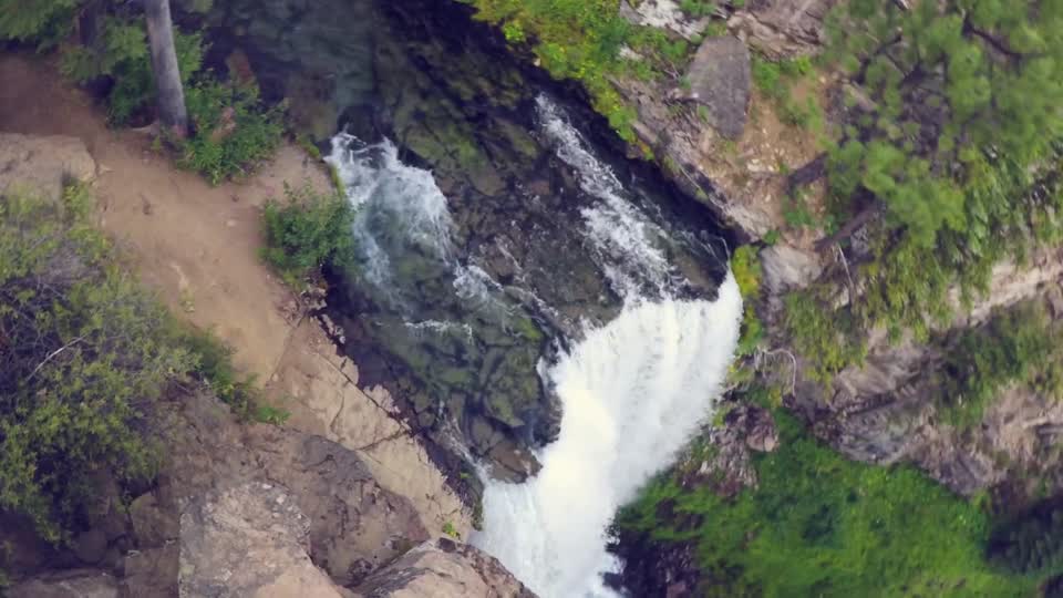 Waterfall stream drop