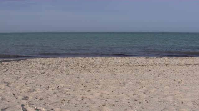 Beach water sand