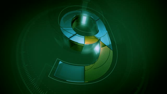 Countdown timer green