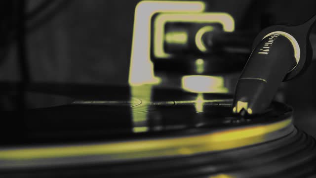 Turntable disk vynile platinum