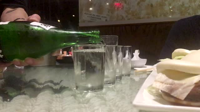 Sake bottle drink