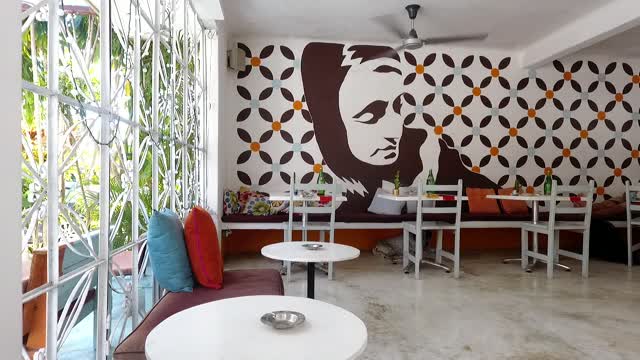 Cafe restaurant tables