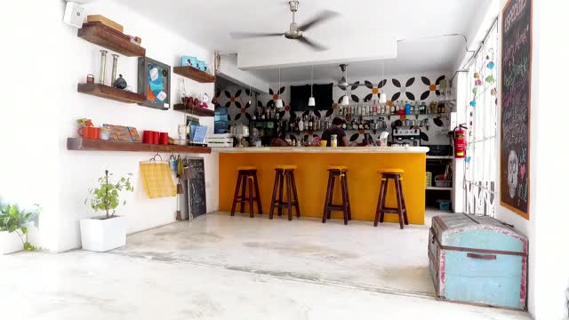 Bar beach bar fan