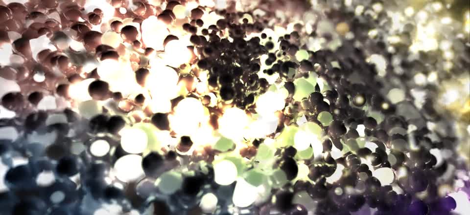 Particles lights circle