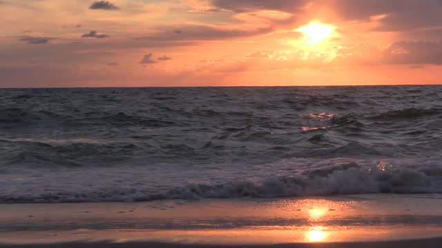 Waves sea beach