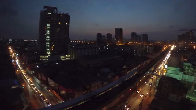 City night day