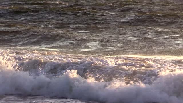 Sea beach waves