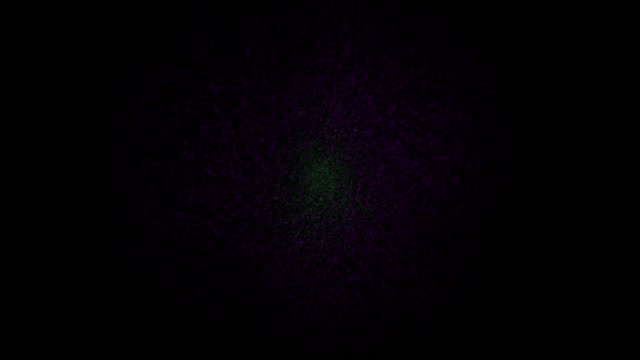 Abstract particles coloured