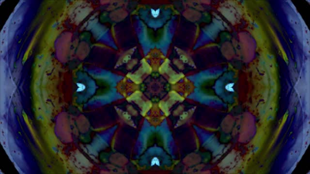 Kaleidoscope ink blots ink