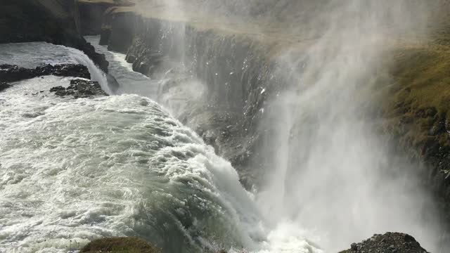 Waterfall iceland water