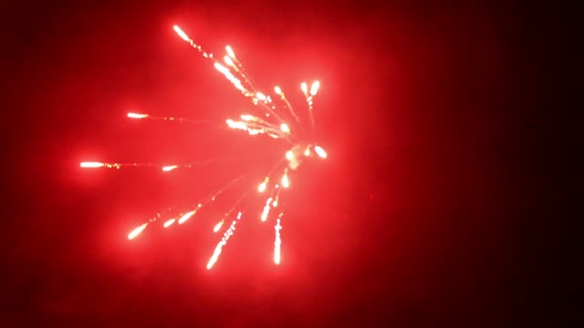 Fireworks sylvester pyrotechnics