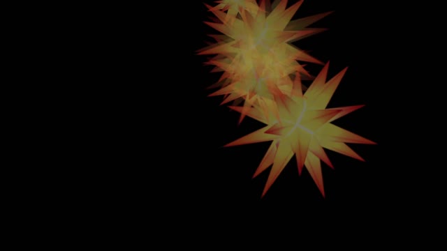 Stars lights star rain