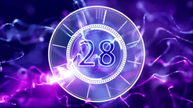 Countdown timer numbers