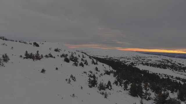 Winter landscape snowy