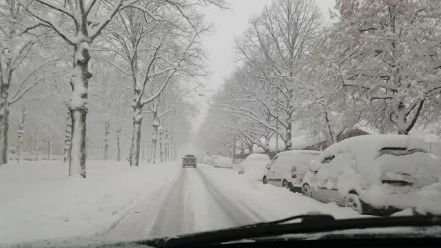 Snow winter car