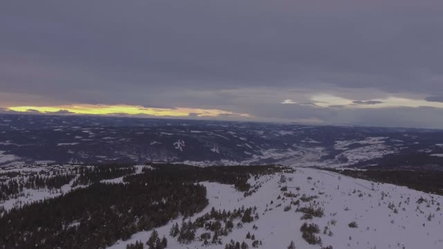 Winter landscape snow