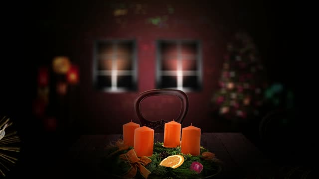 Advent advent wreath candles