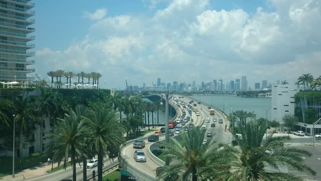 Traffic bridge sea