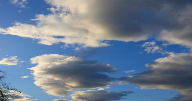 Sky clouds blue