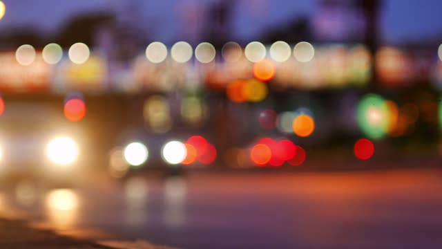 Traffic lights city