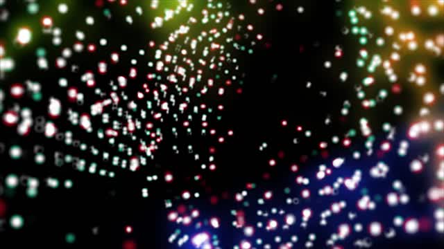 Particles disco light