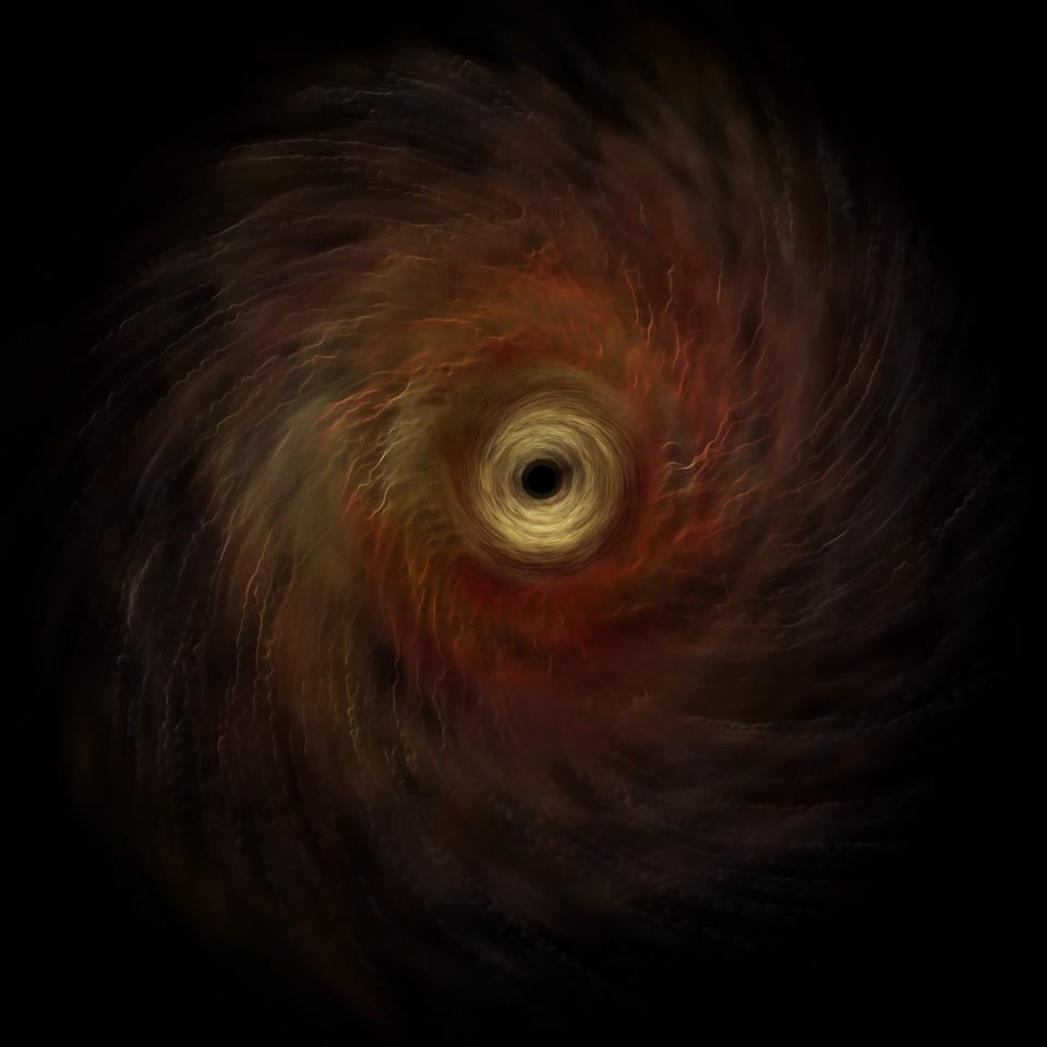Black hole swirl hole