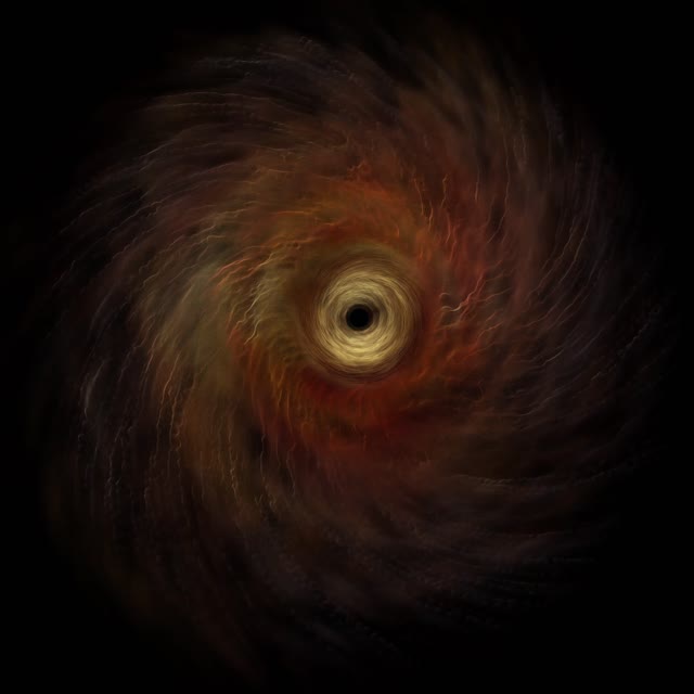 Black hole swirl hole