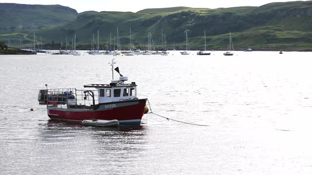 Fishing boat harbor port
