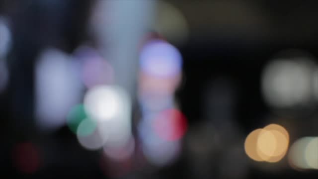 Bokeh blur lights