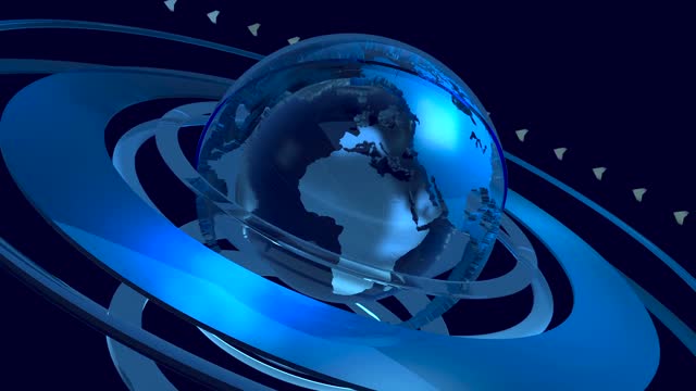 Globe blue intro