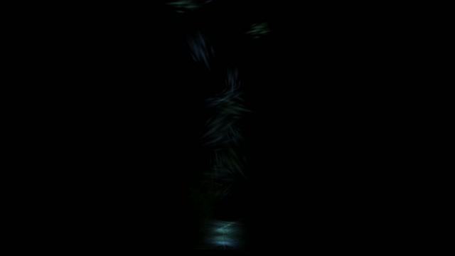 Multicoloured coloured fog