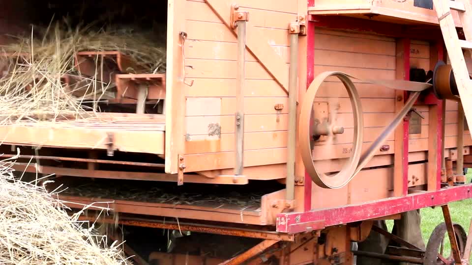 Hay machine commercial vehicle