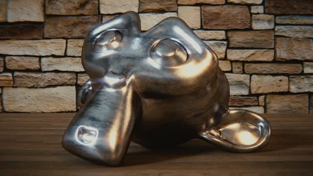 Ape head bust