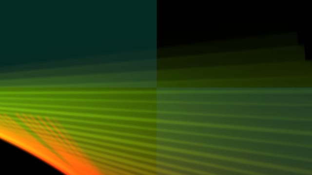 Color fan lights green