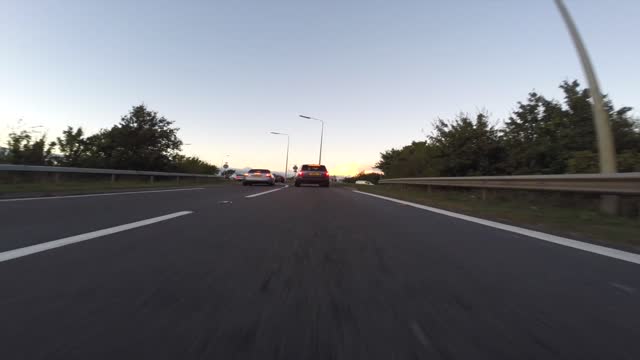 Traffic road cars