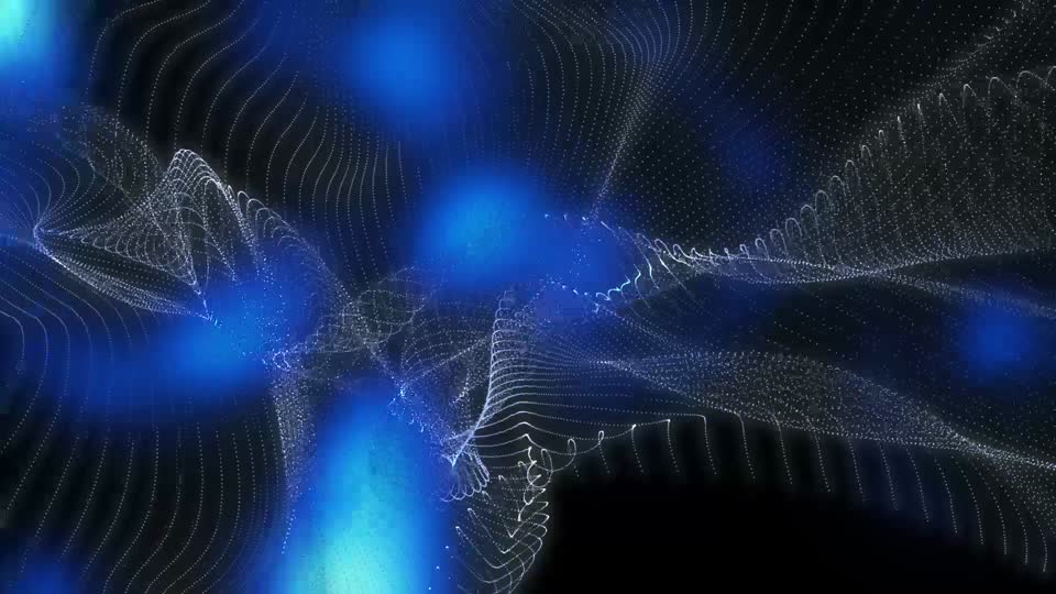 Waves blue background