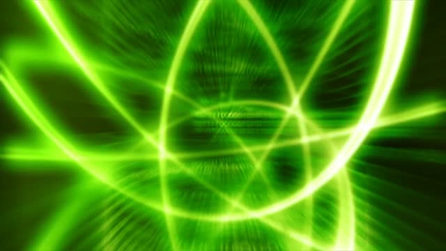 Lights lines green