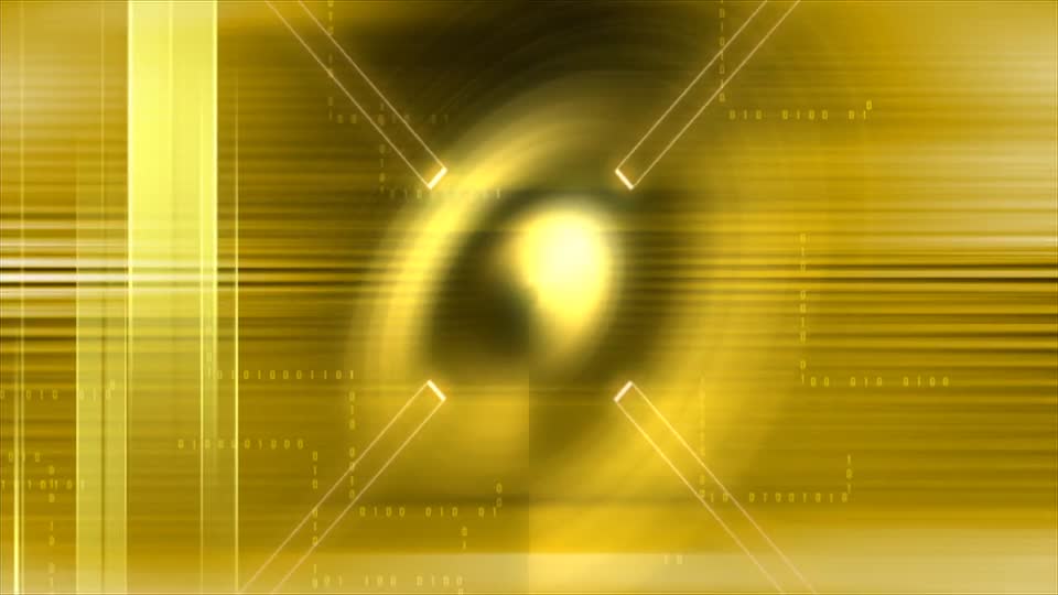 Golden lights abstract