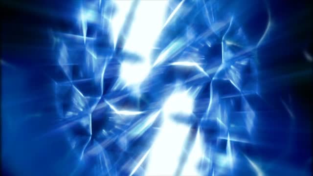 Blue shiny sphere
