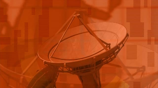 Antenna communication satellite