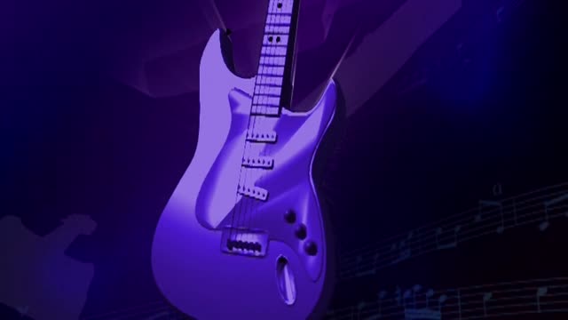 Electric guitar rock music